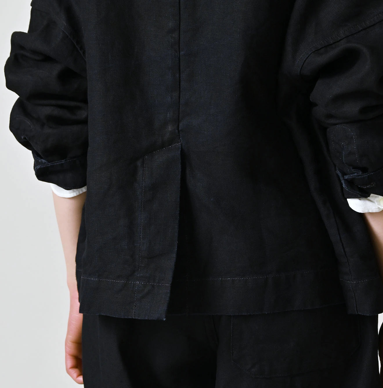 Indigo Linen Cloth 908 Uma Jacket