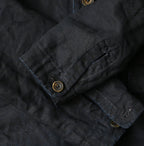 Indigo Linen Cloth 908 Uma Jacket