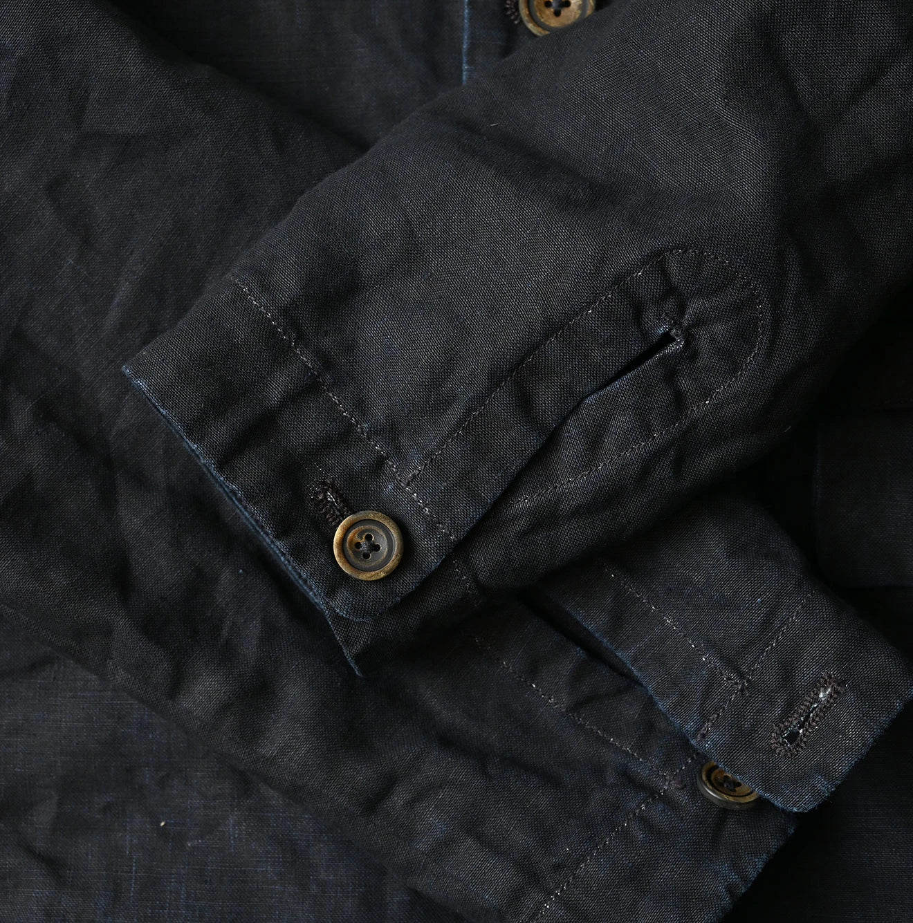 Indigo Linen Cloth 908 Uma Jacket