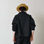 Indigo Linen Cloth 908 Uma Jacket
