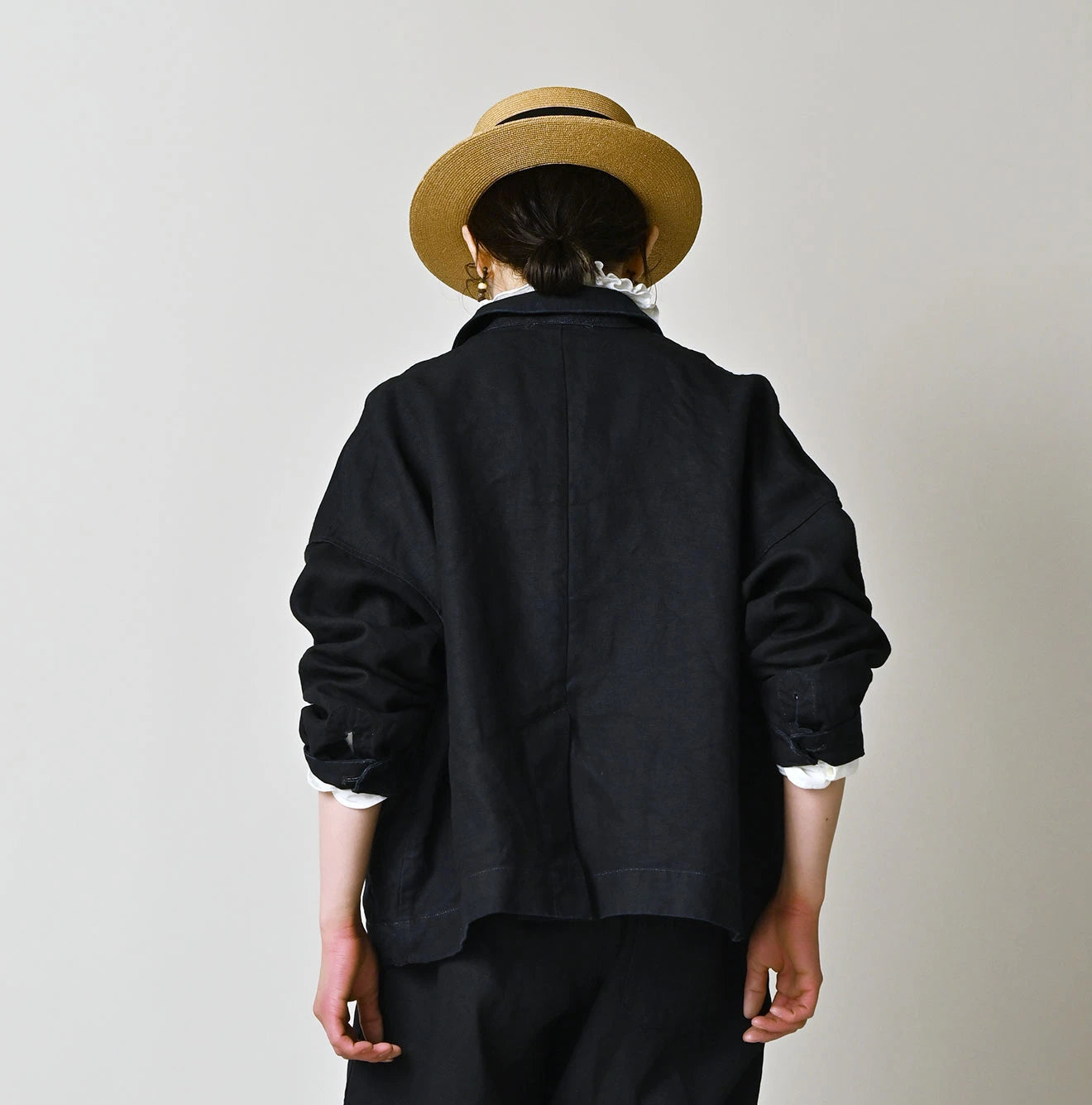 Indigo Linen Cloth 908 Uma Jacket