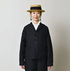 Indigo Linen Cloth 908 Uma Jacket