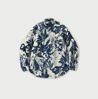 Indigo Eastern Aloha 908 Ocean Petit Collar Pull Shirt