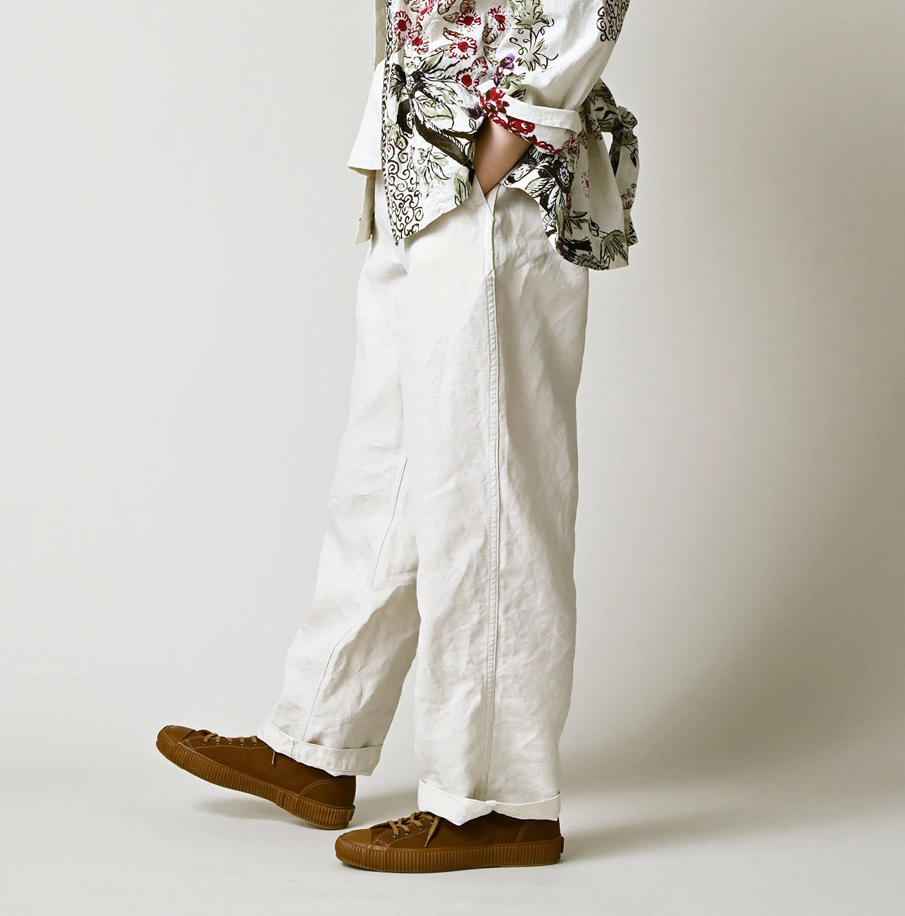 Linen Cloth 908 Easy Work Pants