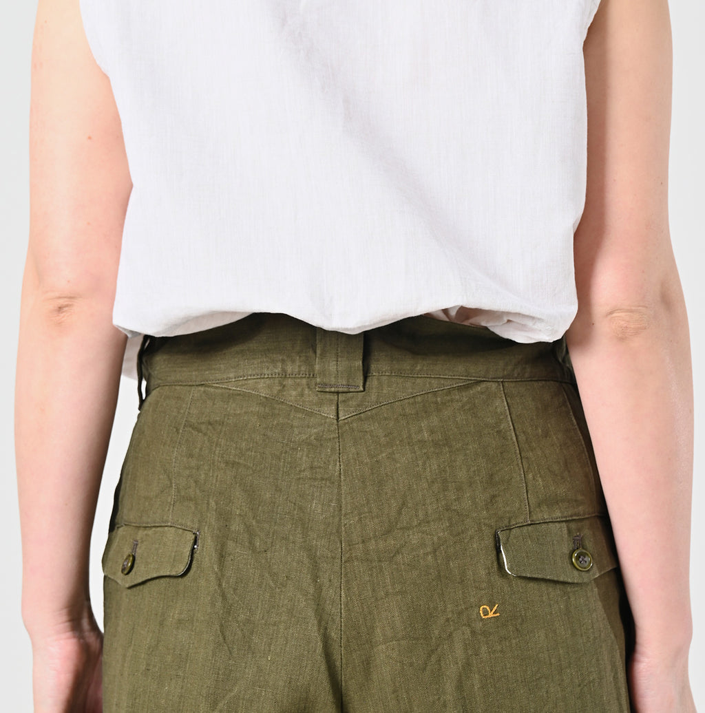 Linen Cloth 908 Nîmes Pants Detail