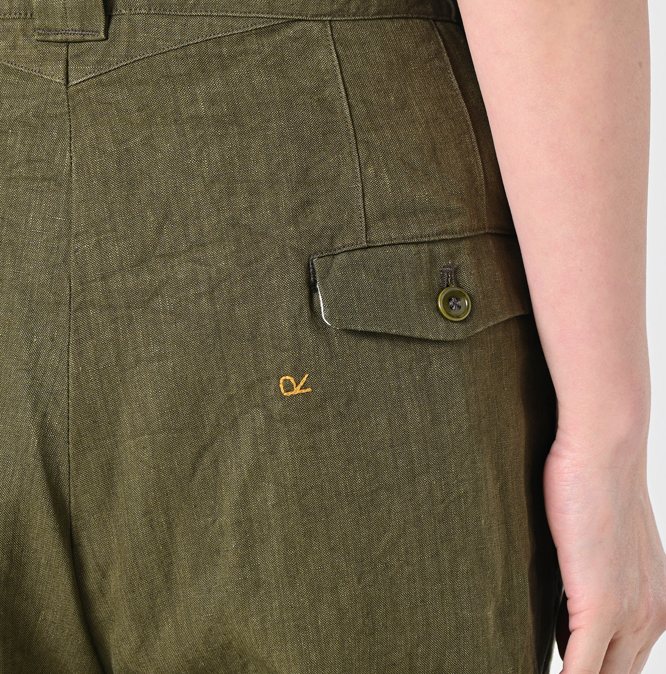 Linen Cloth 908 Nîmes Pants Detail