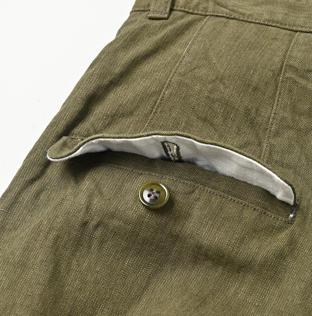Linen Cloth 908 Nîmes Pants Detail