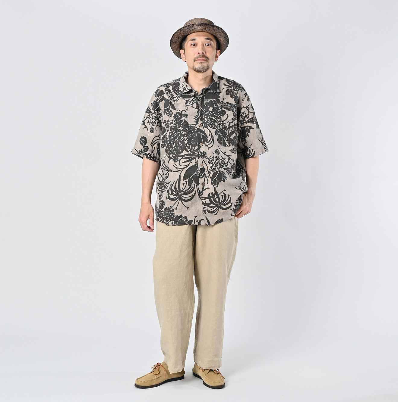 Linen Cloth 908 Nîmes Pants Male Model