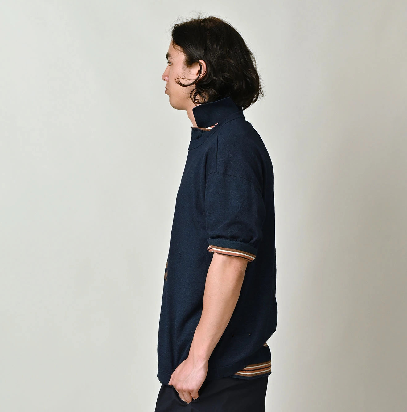 Indigo Pocoppie 908 Jacquard T-shirt