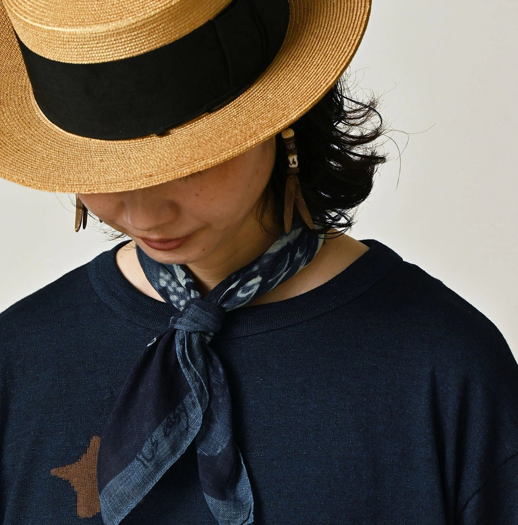 Indigo Pocoppie 908 Jacquard T-shirt