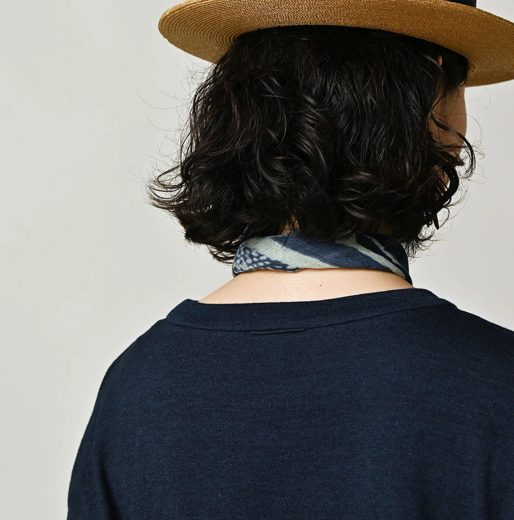 Indigo Pocoppie 908 Jacquard T-shirt