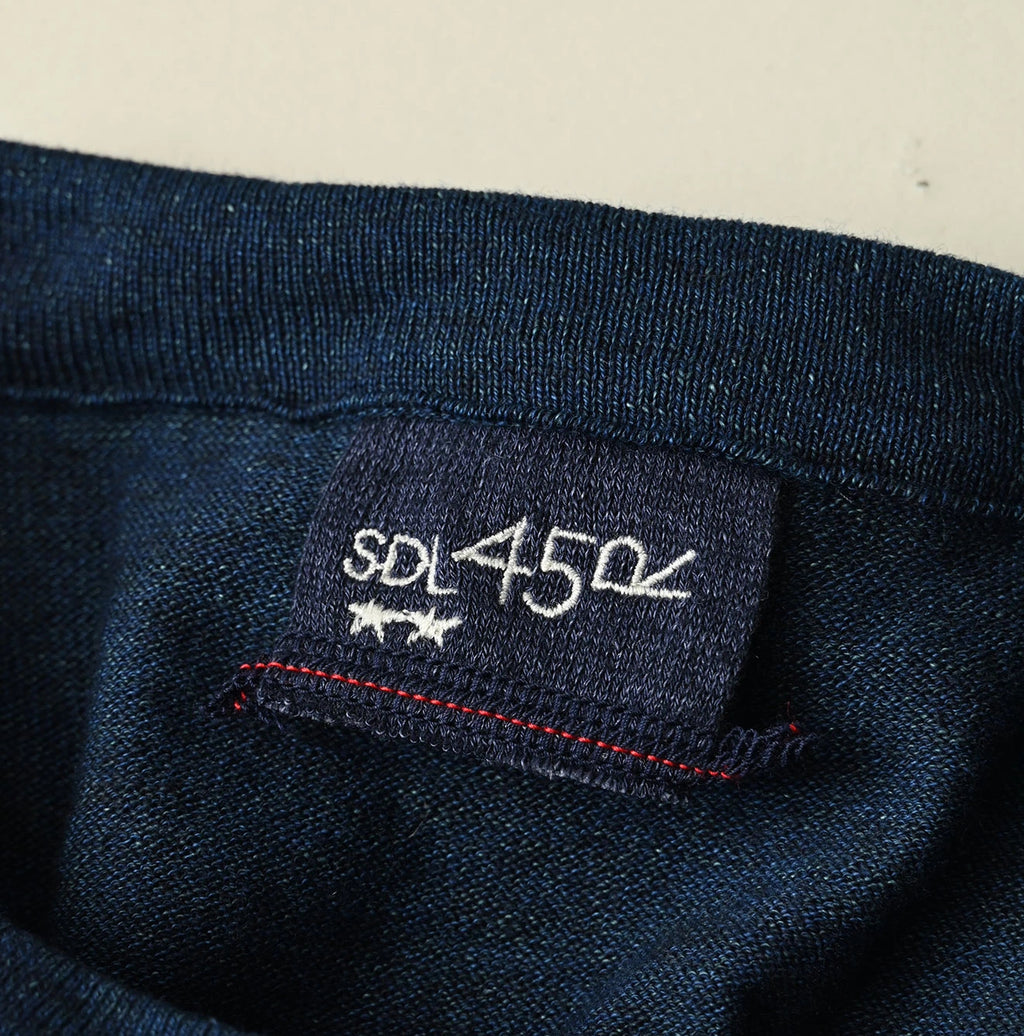 Indigo Pocoppie 908 Jacquard T-shirt