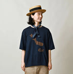 Indigo Pocoppie 908 Jacquard T-shirt
