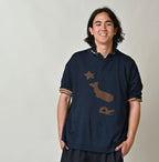 Indigo Pocoppie 908 Jacquard T-shirt