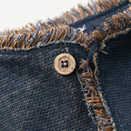 Indigo Surf Hula Girl Jacquard 908 Outer T-shirt Detail