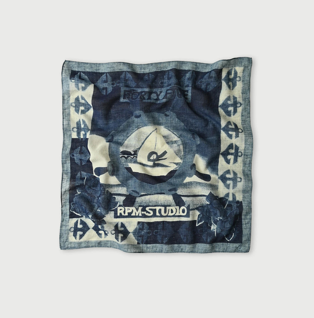 Indigo Gauze Summer Cruise Bandana