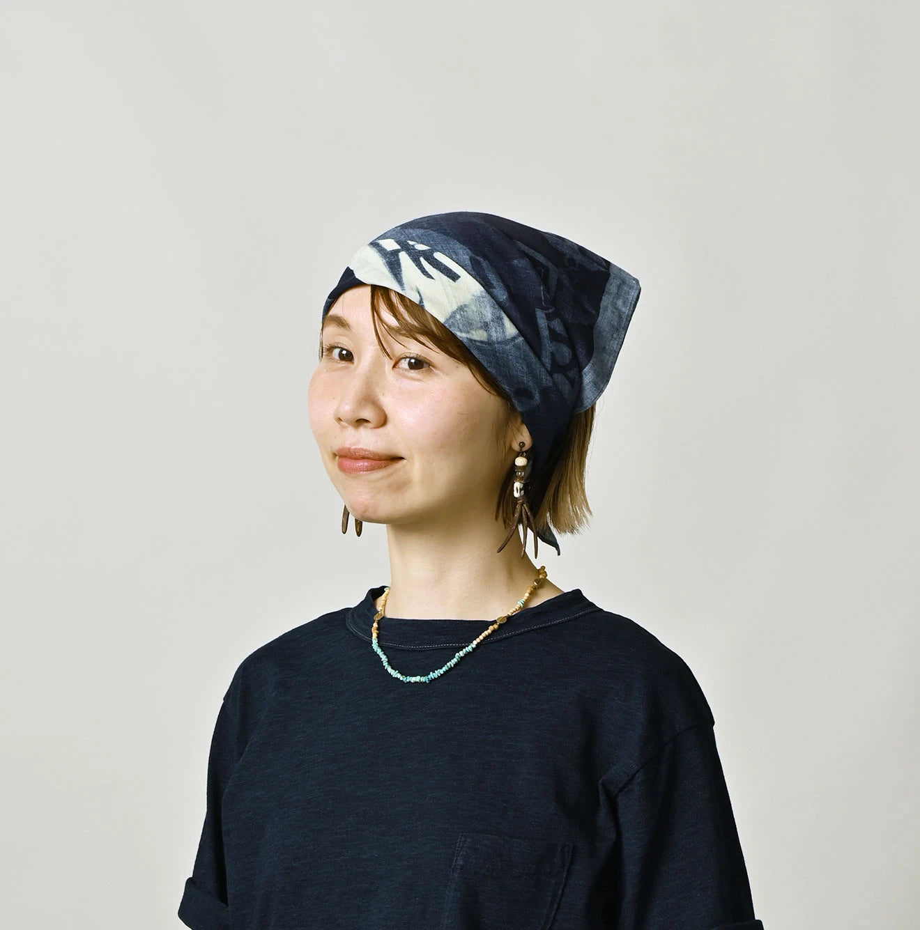 Indigo Gauze Summer Cruise Bandana