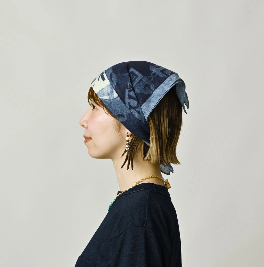 Indigo Gauze Summer Cruise Bandana