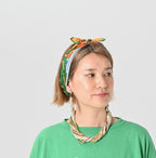 Tenjiku Jamaican Map Bandana Female Model