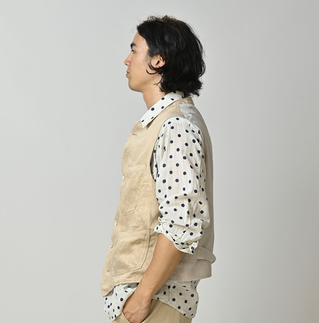 Linen Sateen 908 Vest