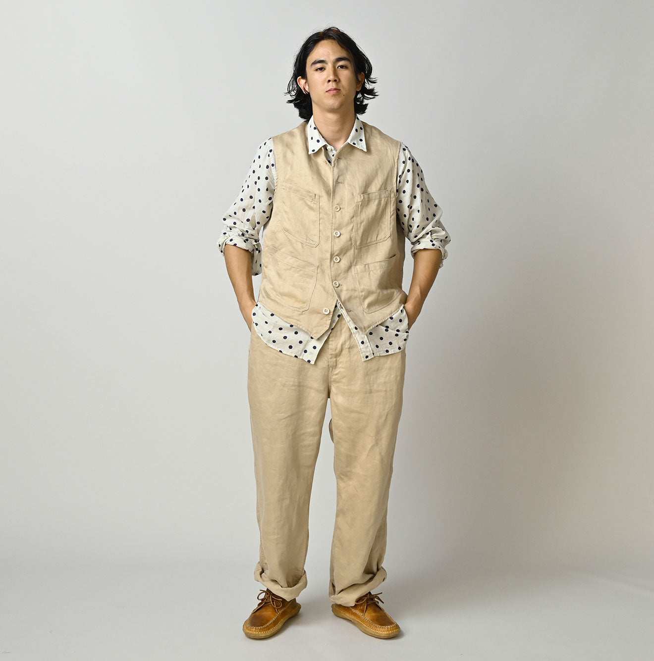 Linen Sateen 908 Vest