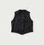 Indigo Linen Sateen 908 Vest