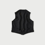 Indigo Linen Sateen 908 Vest
