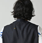Indigo Linen Sateen 908 Vest
