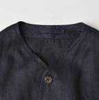 Indigo Linen Sateen 908 Vest