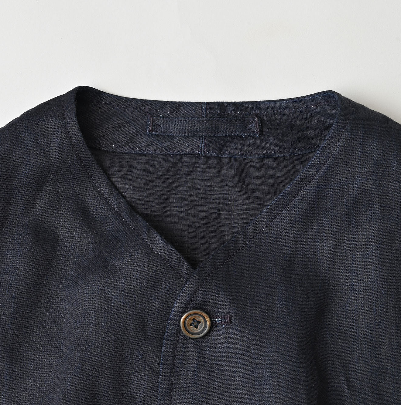 Indigo Linen Sateen 908 Vest
