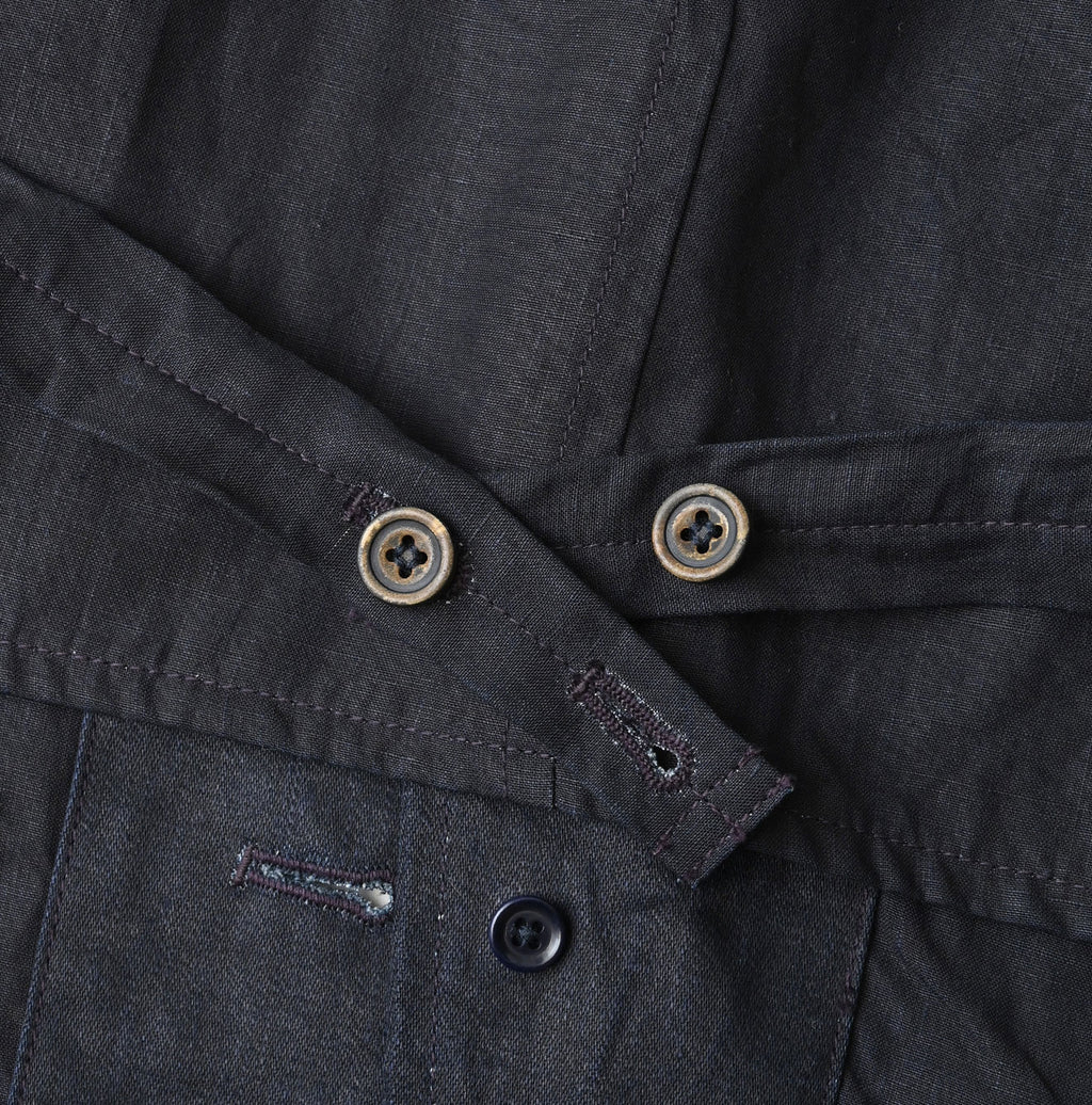 Indigo Linen Sateen 908 Vest