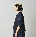 Indigo Linen Sateen 908 Vest