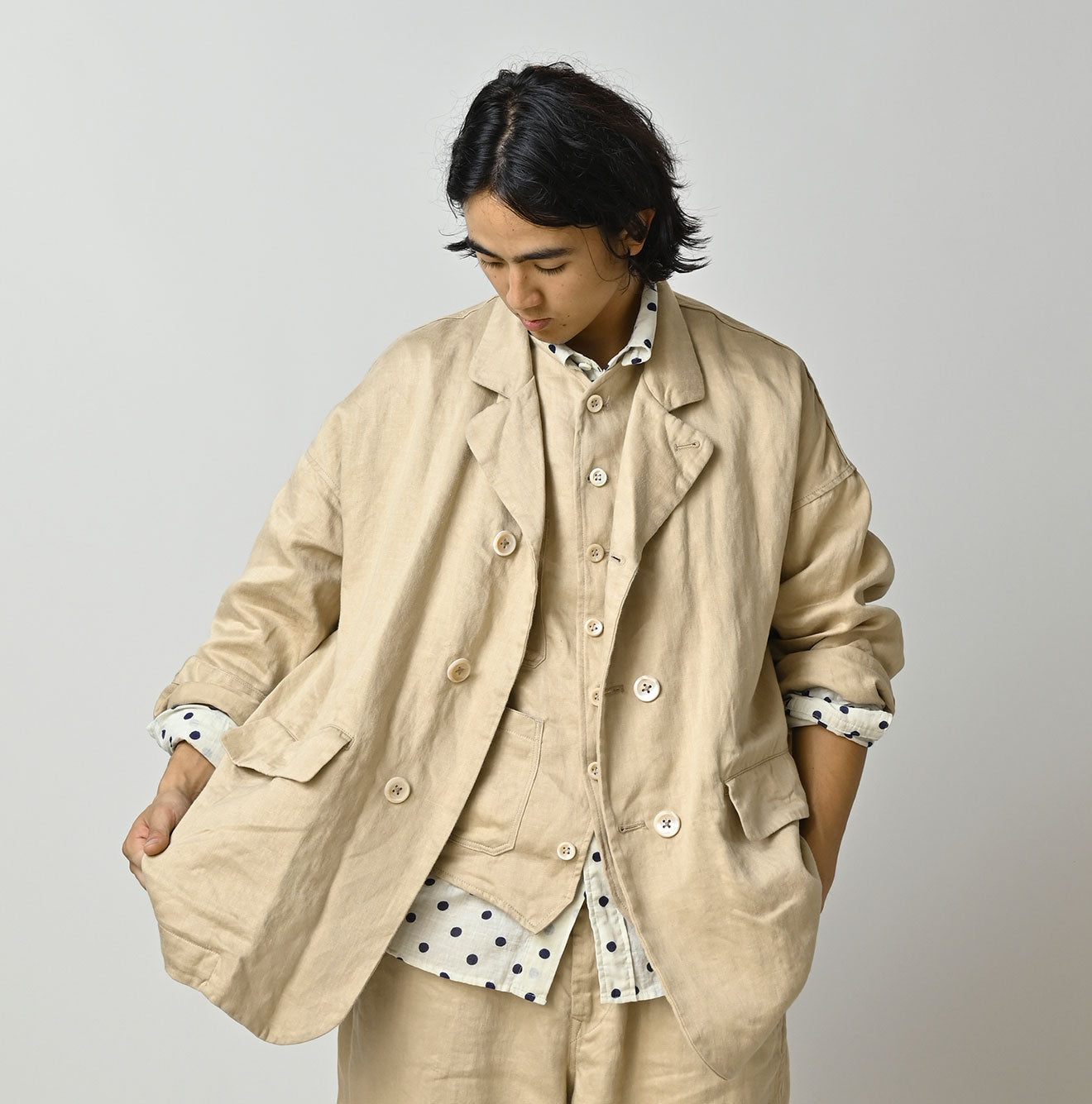Linen Sateen Uma Jacket