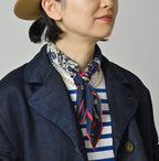 Indigo Linen Sateen Uma Jacket