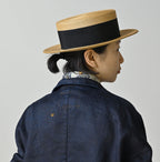 Indigo Linen Sateen Uma Jacket
