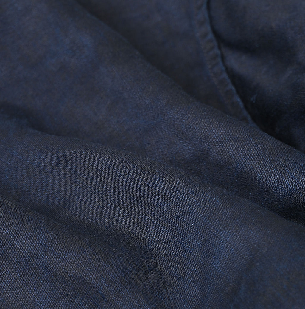 Indigo Linen Sateen Uma Jacket