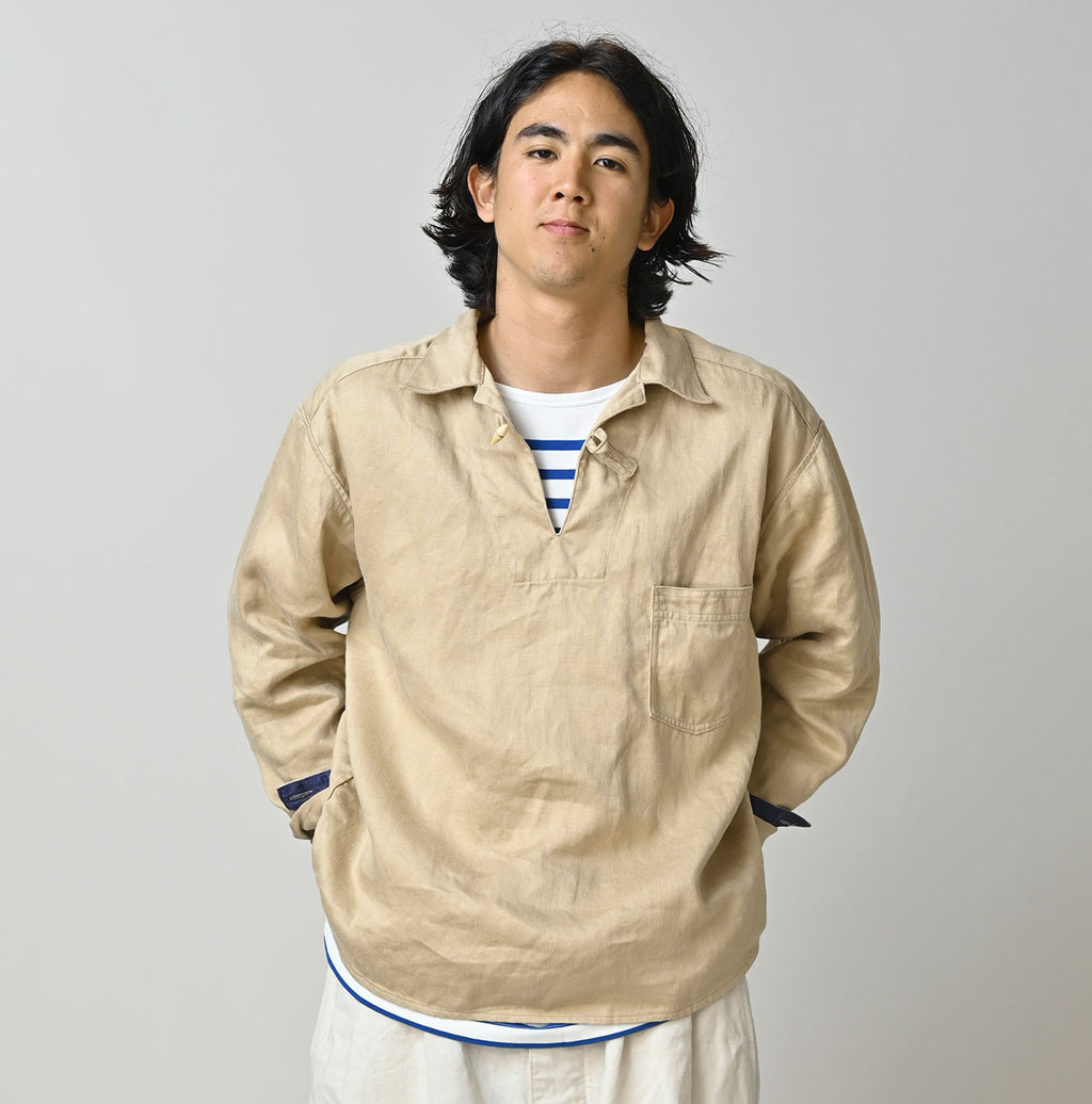Linen Sateen 908 Duffer Shirt