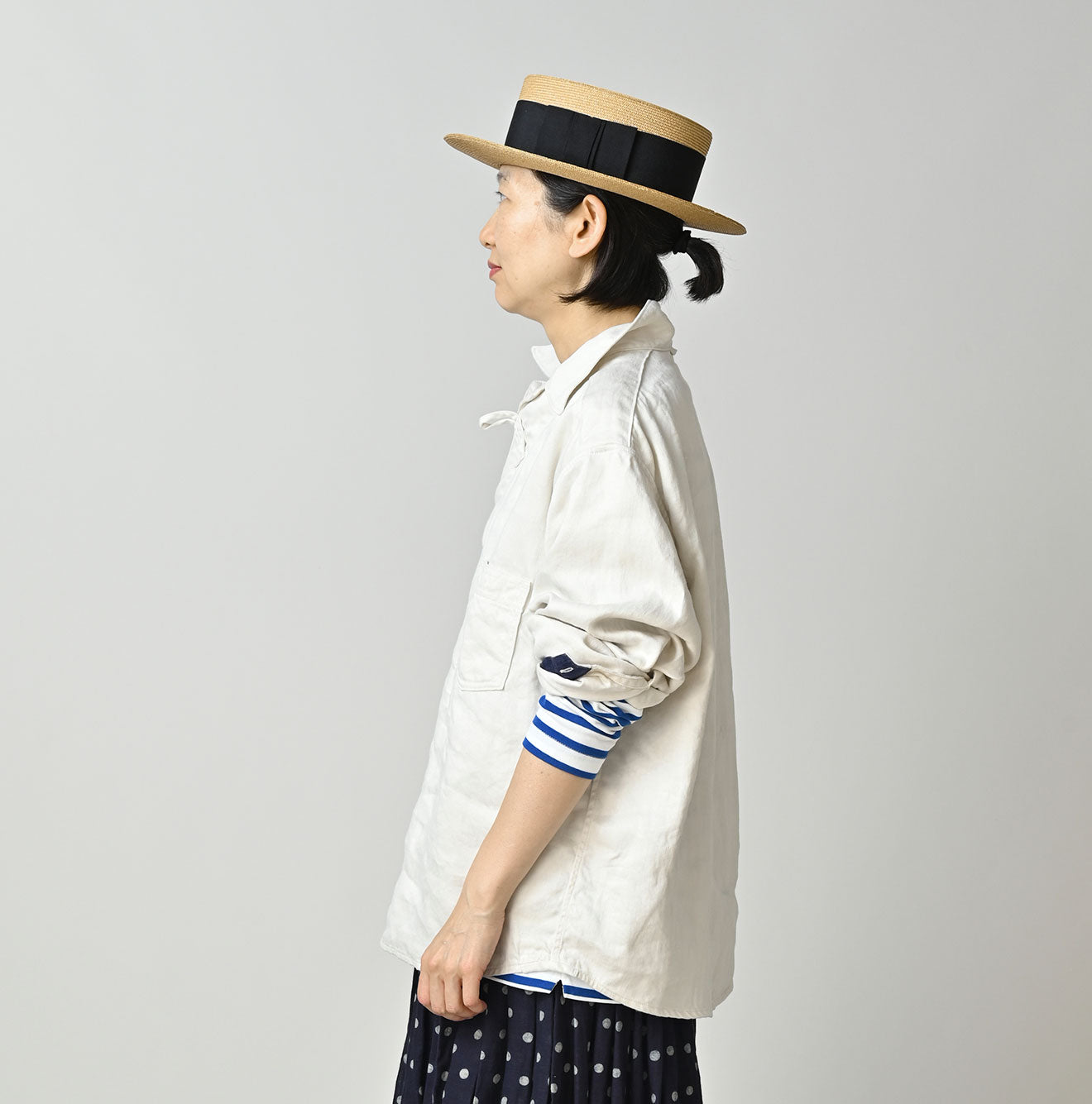 Linen Sateen 908 Duffer Shirt