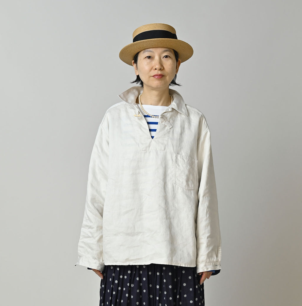Linen Sateen 908 Duffer Shirt
