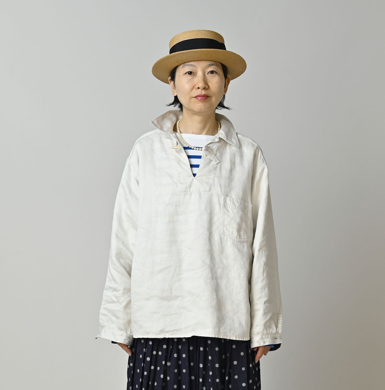 Linen Sateen 908 Duffer Shirt