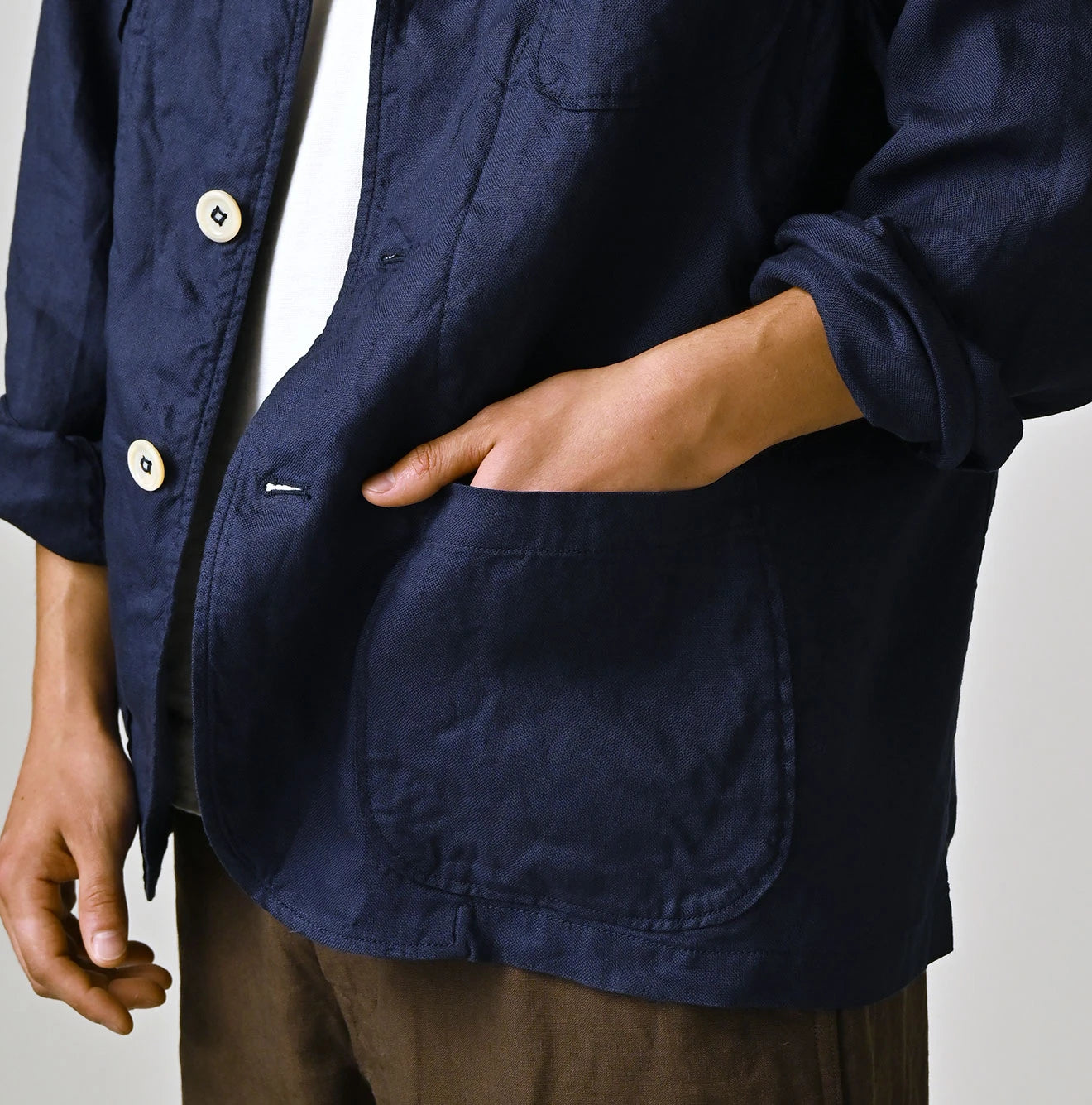 Linen OX 908 4-pocket Shirt