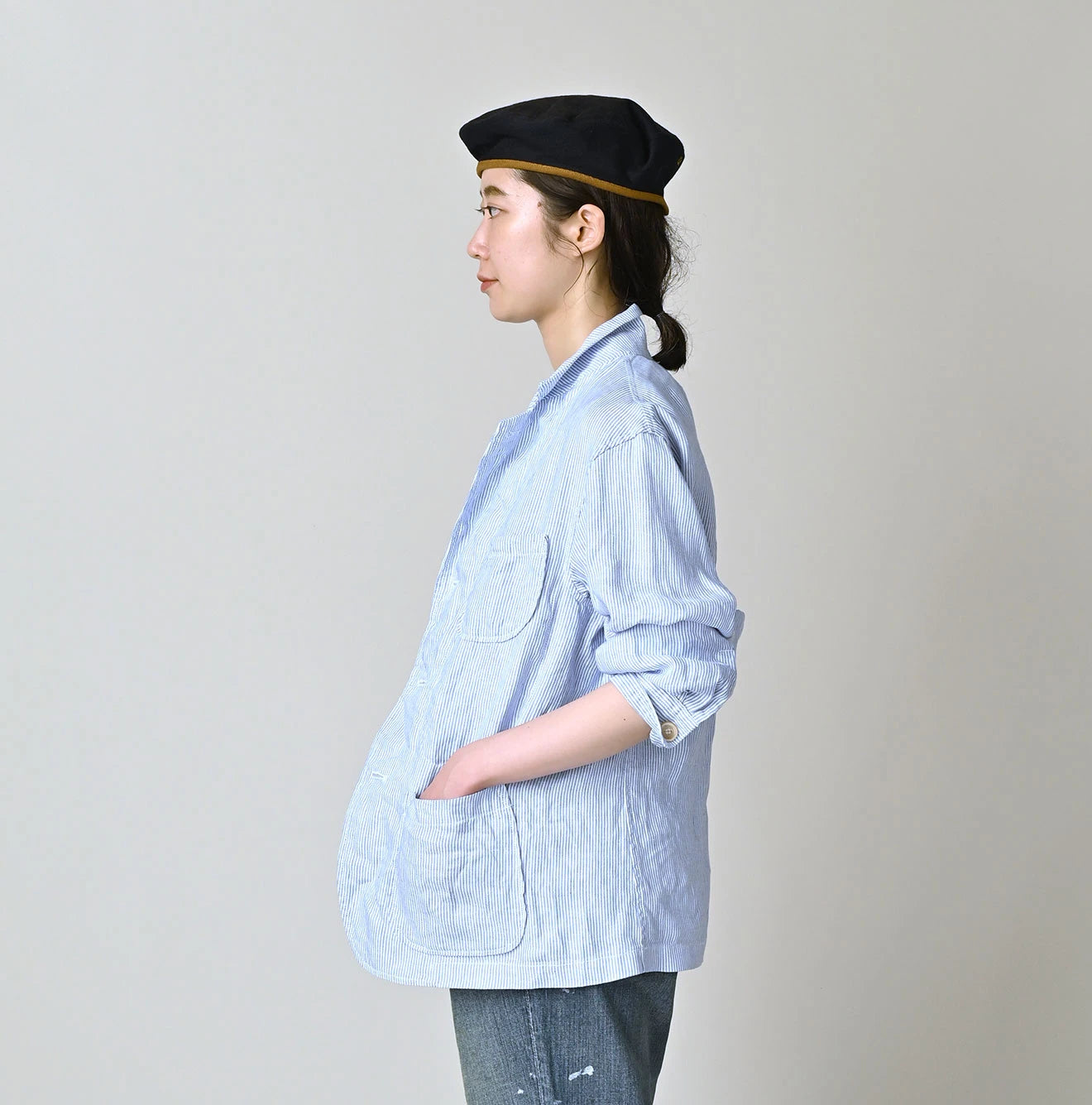 Linen OX 908 4-pocket Shirt