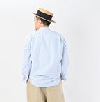 No.180 Miko 908 Loafer Stand Collar Shirt Male Model