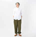 No.180 Miko 908 Loafer Stand Collar Shirt Female Model