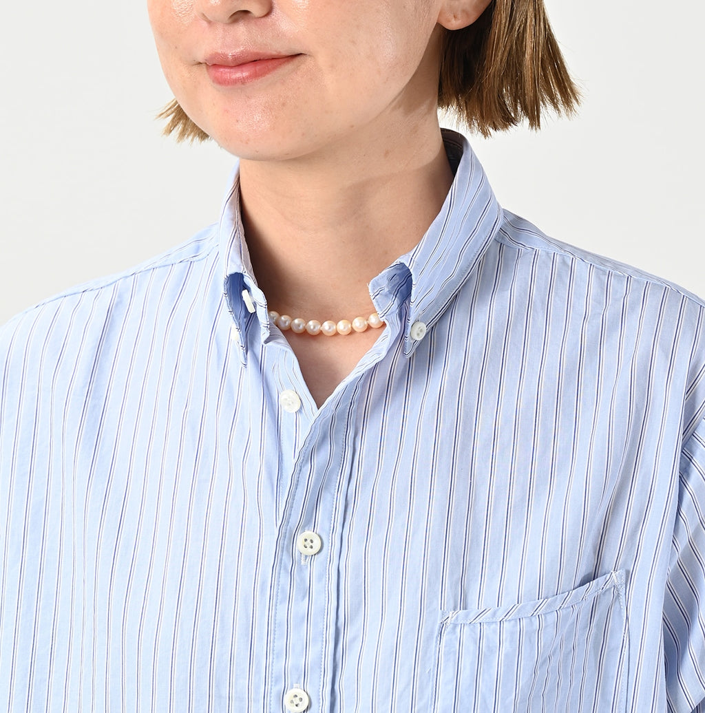 No.180 Miko 908 Ocean Button Down Shirt Detail