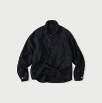 Indigo Linen Sateen 908 Duffer Shirt
