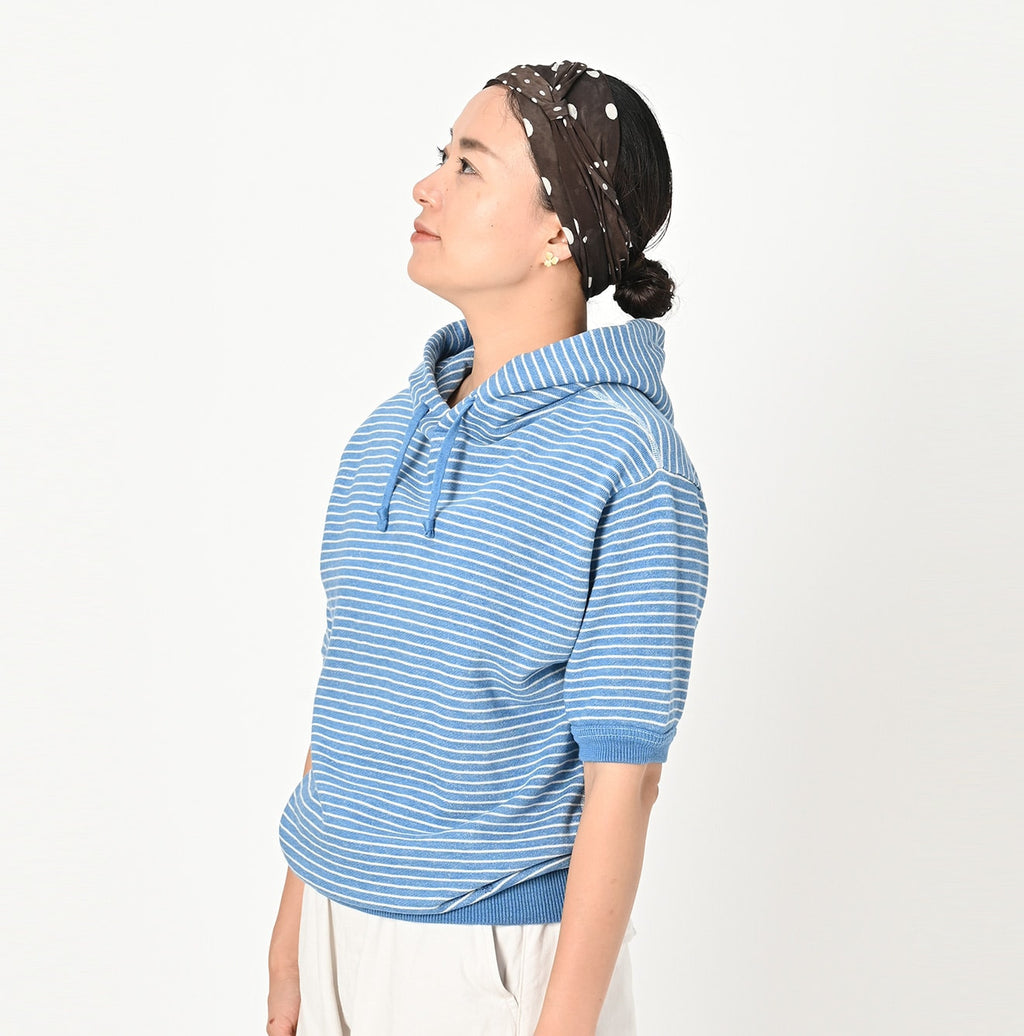 Super Gauze Stripe Urake 908 Hoodie
