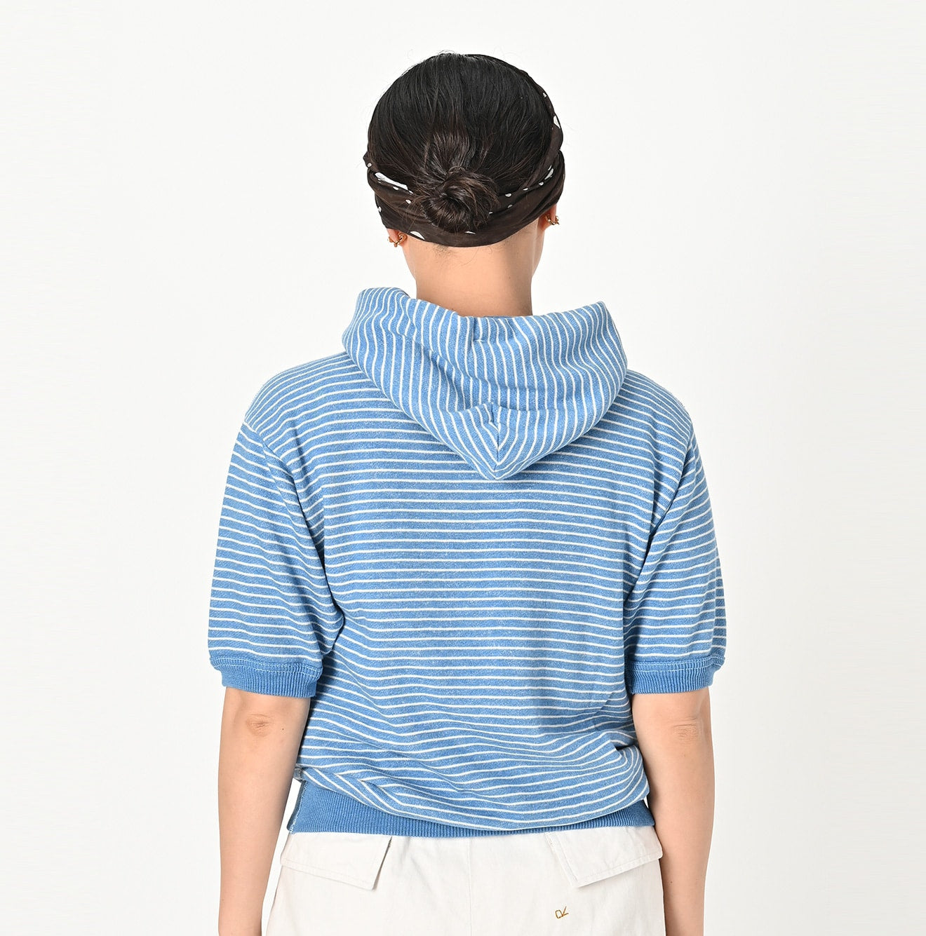 Super Gauze Stripe Urake 908 Hoodie