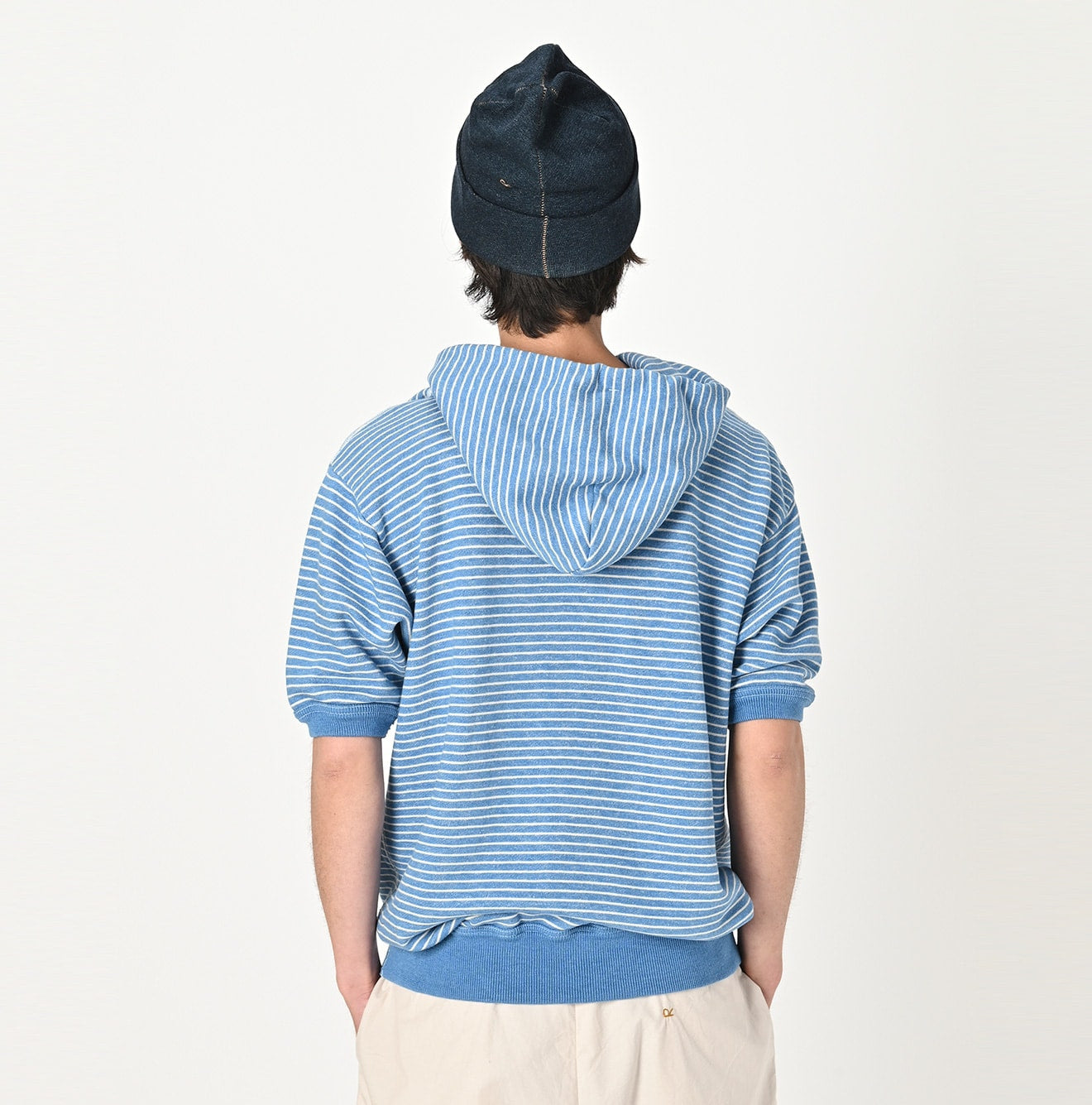 Super Gauze Stripe Urake 908 Hoodie