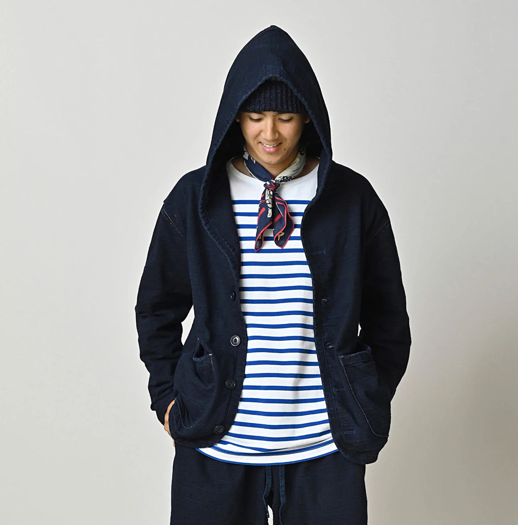 Indigo Dekoboko Tenjiku 908 Binder Hoodie